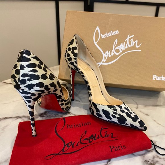 Christian Louboutin Iriza 100 Leopard Heel - Picture 5 of 7